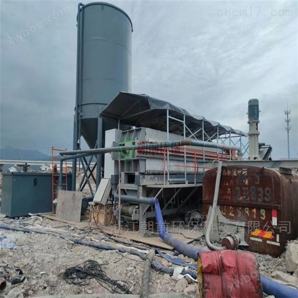 温州龙港建筑工地打桩泥浆压滤脱水固化设备