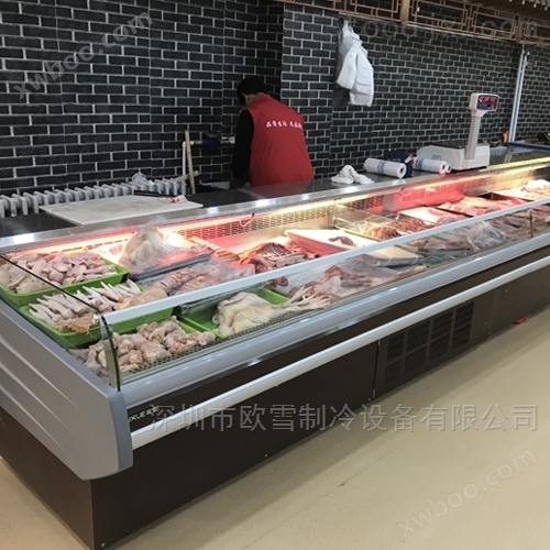 上海1.8米鲜肉冷藏展示柜报价是多少钱