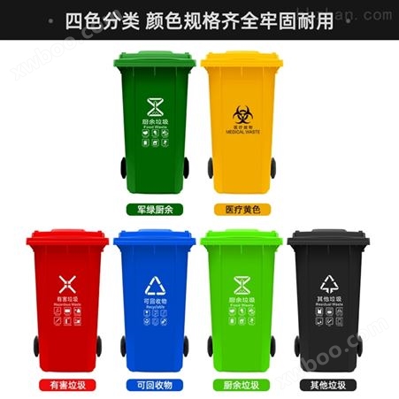 贵州贵阳塑料垃圾桶环卫垃圾分类重庆厂家
