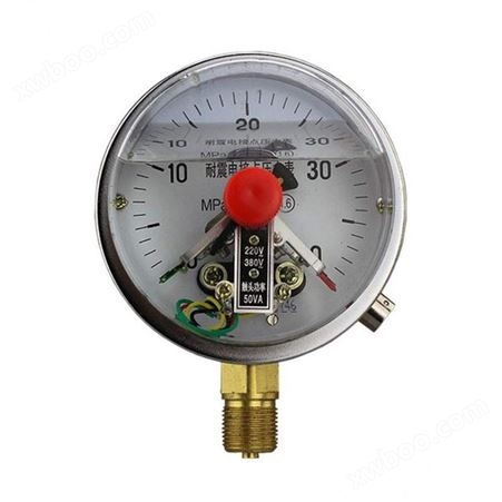 双上限电接点压力表 耐振电接点压力表 电接点防震压力表