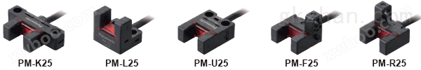 放大器内置・U型微型光电传感器超小型・电缆型 PM-25