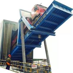 滄州方正200噸自動液壓卸車翻板
